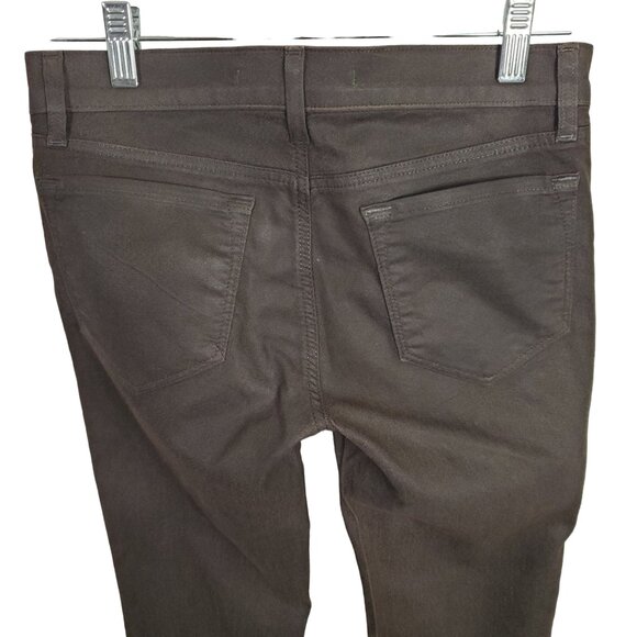 J Brand Womens Size 26 Jeans Pants Leggings Skinny Stretch Coated 901596 Mocha - Picture 5 of 12